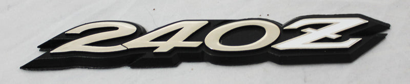 240z 260z 280z emblem for hood, quarter panel, rear hatch, side fender, datsun logo,  grill badge,  solid metal oem reproductions super high quality!
