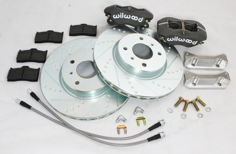 1967-1972 Datsun roadster 311 1600 2000  front wilwood brake upgrade kit Dynalite calipers - fits 15 inch wheels