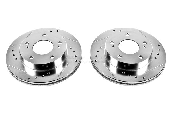 EBC USR Slotted Front Rotors (252x20mm) | 94-96 Nissan 240SX 2.4 ABS 5 Lug