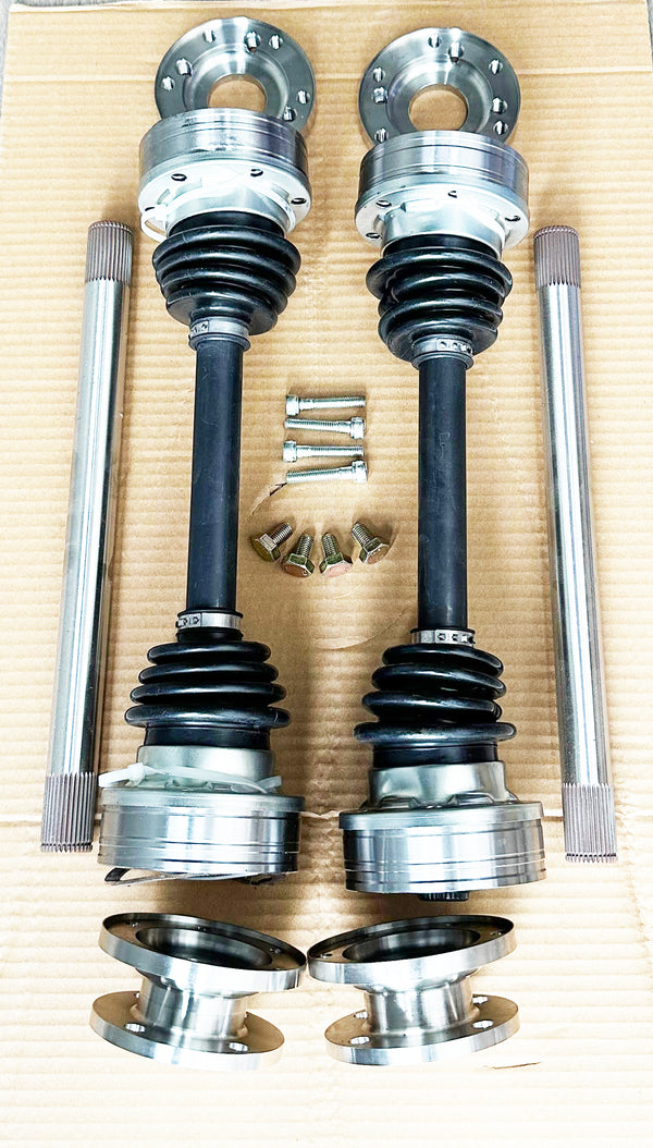 240z 260z 280z CV Axle conversion for R200 R180 differential uses Porsche 944, type 2 cv axels