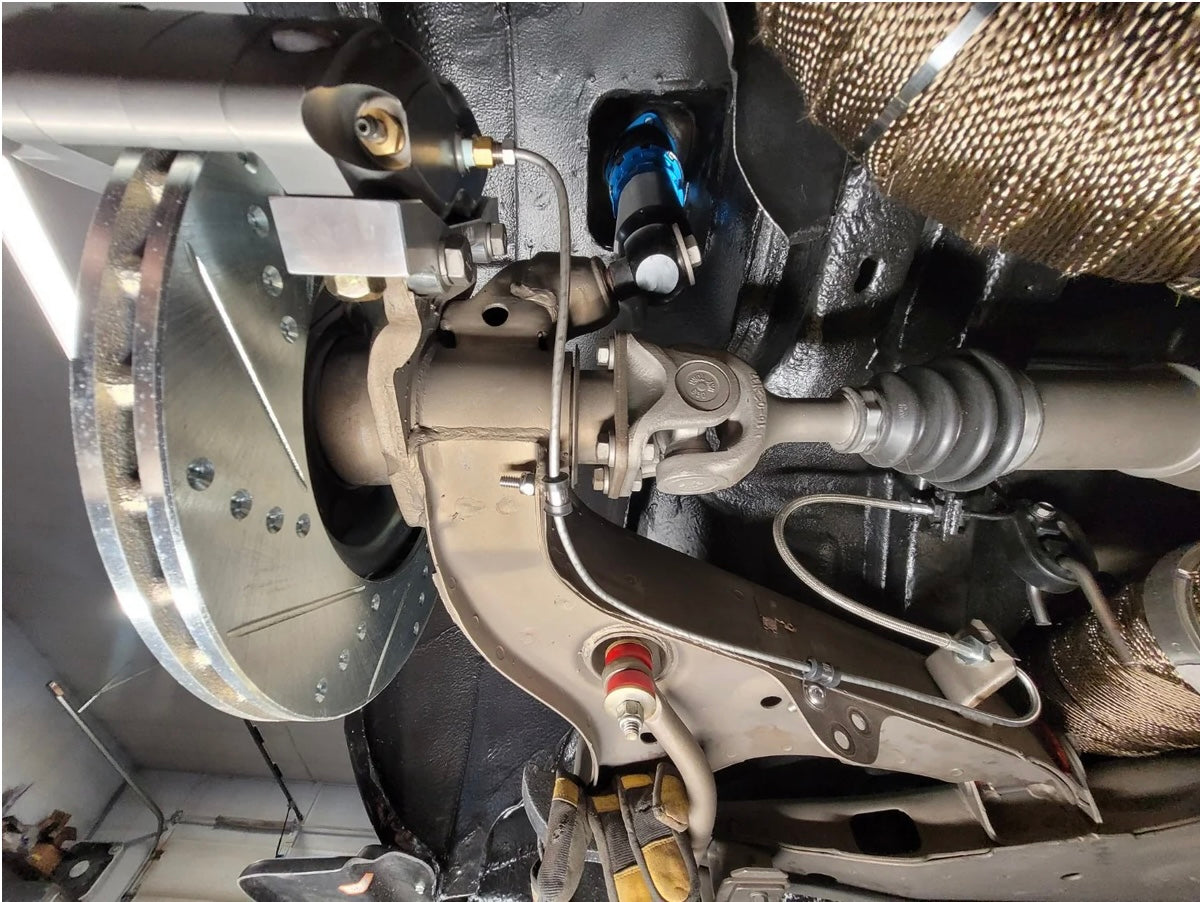 DATSUN 280zx REAR WILWOOD BRAKE UPGRADE KIT 4 PISTON CALIPER