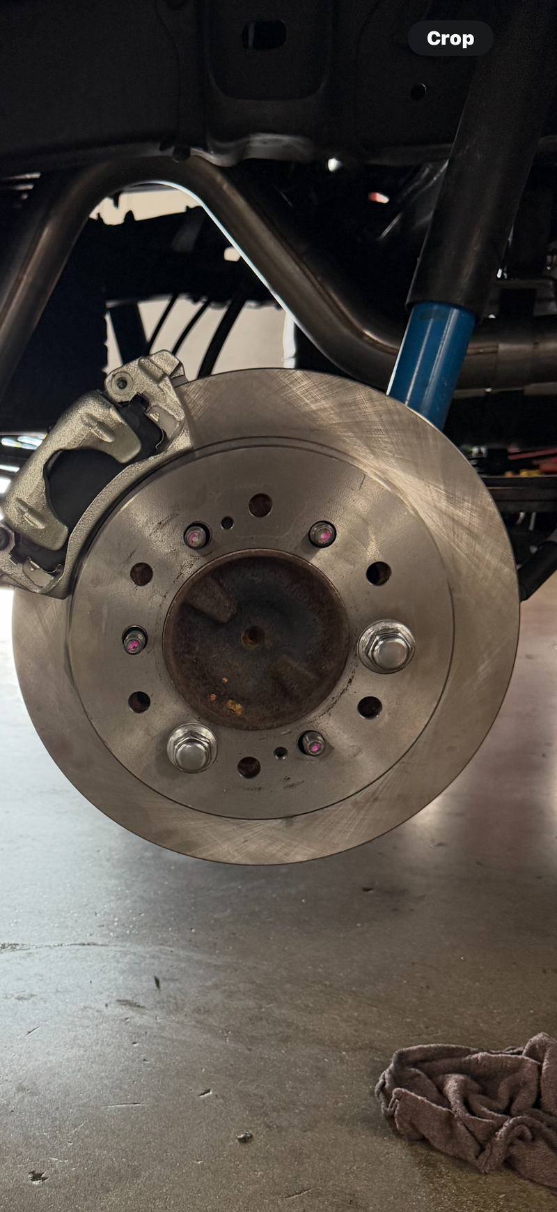 2005-2022 Toyota Tacoma 6 lug REAR DISC CONVERSION brake upgrade swap kit Backing Plate with e-brake