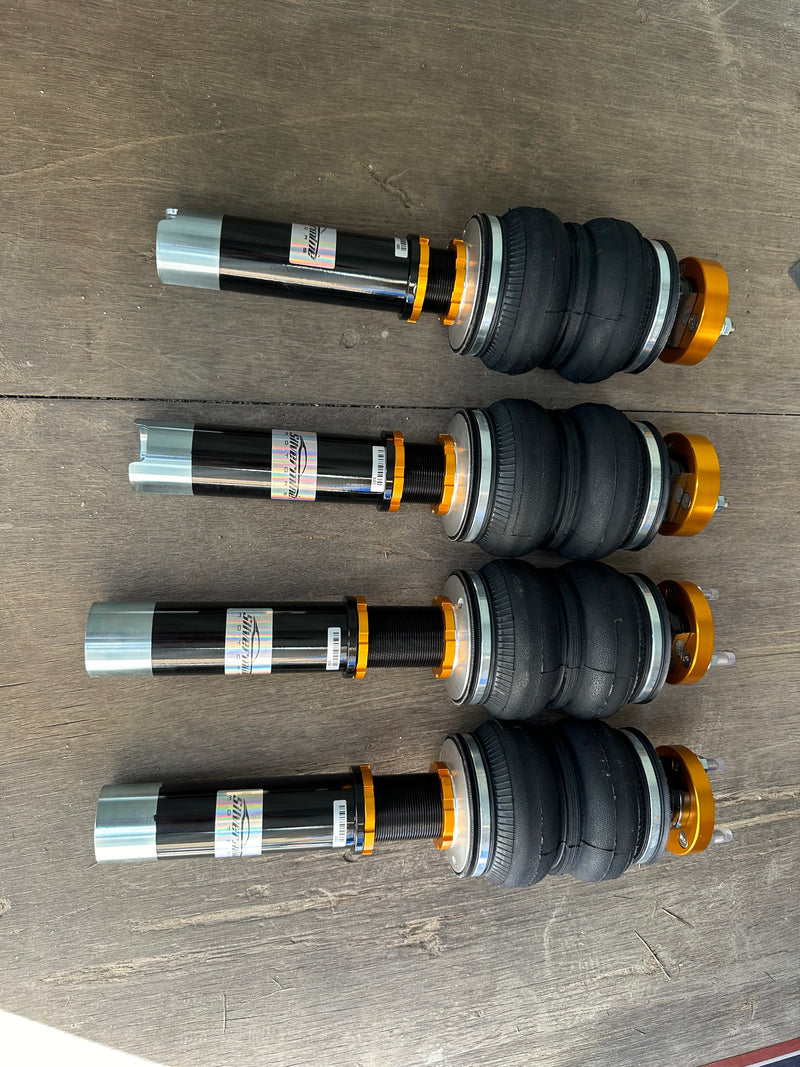 Silver Mine Motors AIR BAG SUSPENSION KIT FOR DATSUN 240Z 260Z 280Z 32 STEP DAMPER  COILOVERS NISSAN 70-78