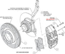 2005-2023 Toyota Tacoma 6 lug REAR DISC CONVERSION brake upgrade swap kit Backing Plate with e-brake (Copy)