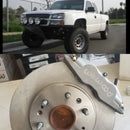 1999 to 2018 Chevy Tahoe, Silverado 1500, Escalade, Suburban, GMC, Sierra, Yukon, k1500 front wilwood brake upgrade kit superlight calipers