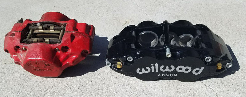 240Z 260Z 280Z FRONT 6 SIX PISTON WILWOOD BRAKE UPGRADE KIT WITH 12.8' DIAMETER ROTORS