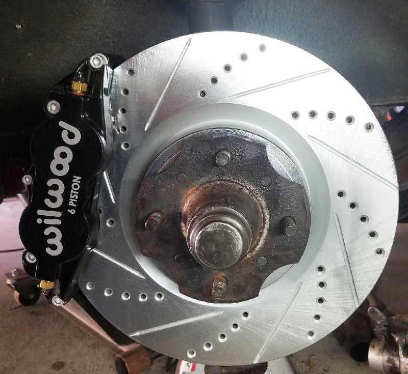 240Z 260Z 280Z FRONT 6 SIX PISTON WILWOOD BRAKE UPGRADE KIT WITH 12.8' DIAMETER ROTORS