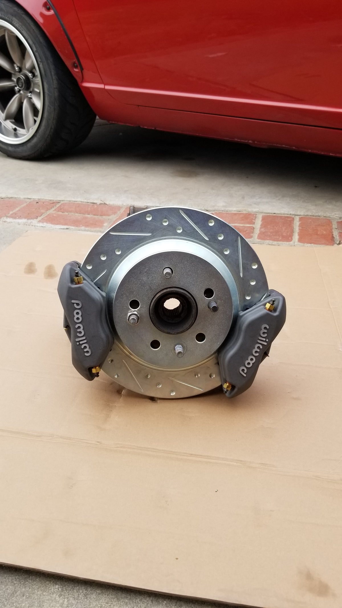 SILVER MINE MOTORS 240SX REAR DUAL CALIPER WILWOOD HYDRO E-BRAKE
