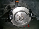 240sx dual 300zx caliper brake upgrade with dedicated hydraulic handbrake caliper.