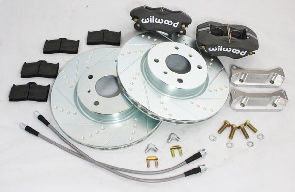 280zx front wilwood brake upgrade kit 12" rotors , Dynalight caliper, 15 inch wheel minimum, 4 lug only
