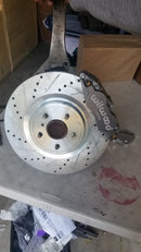 Nissan 350z g35 front wilwood brake upgrade kit with 6 piston calipers / 14 inch rotors 2003 - 2009 z33