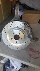 Nissan 350z g35 front wilwood brake upgrade kit with 6 piston calipers / 14 inch rotors 2003 - 2009 z33