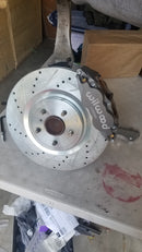 Nissan 350z g35 front wilwood brake upgrade kit with 6 piston calipers / 14 inch rotors 2003 - 2009 z33