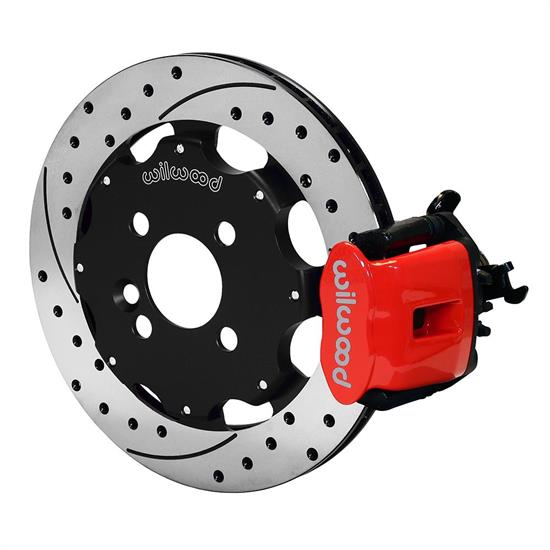 2002-2013 mini cooper S WILWOOD DISC BRAKE KIT REAR with parking brake MINI-COOPER BMW 11.75" ROTORS 4 piston CALIPERS