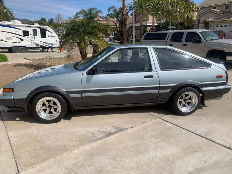 Toyota Corolla AE86 Front Brake Upgrade 1986 wilwood