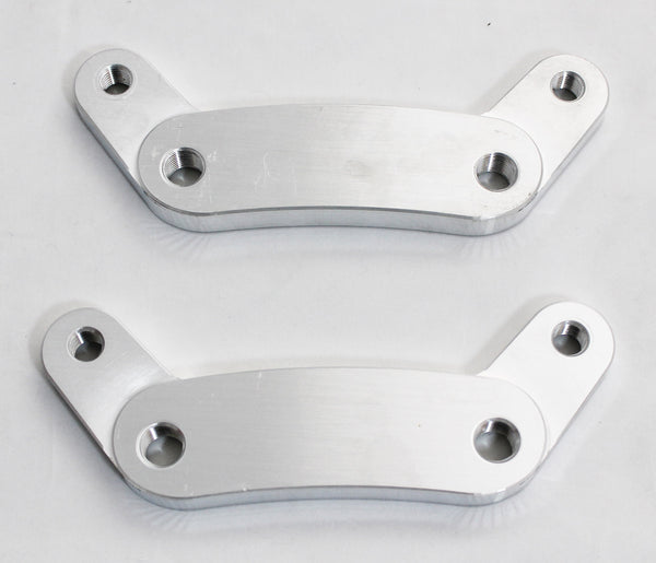 bmw e30 front wilwood brake upgrade brackets with Dynalite caliper adaptor