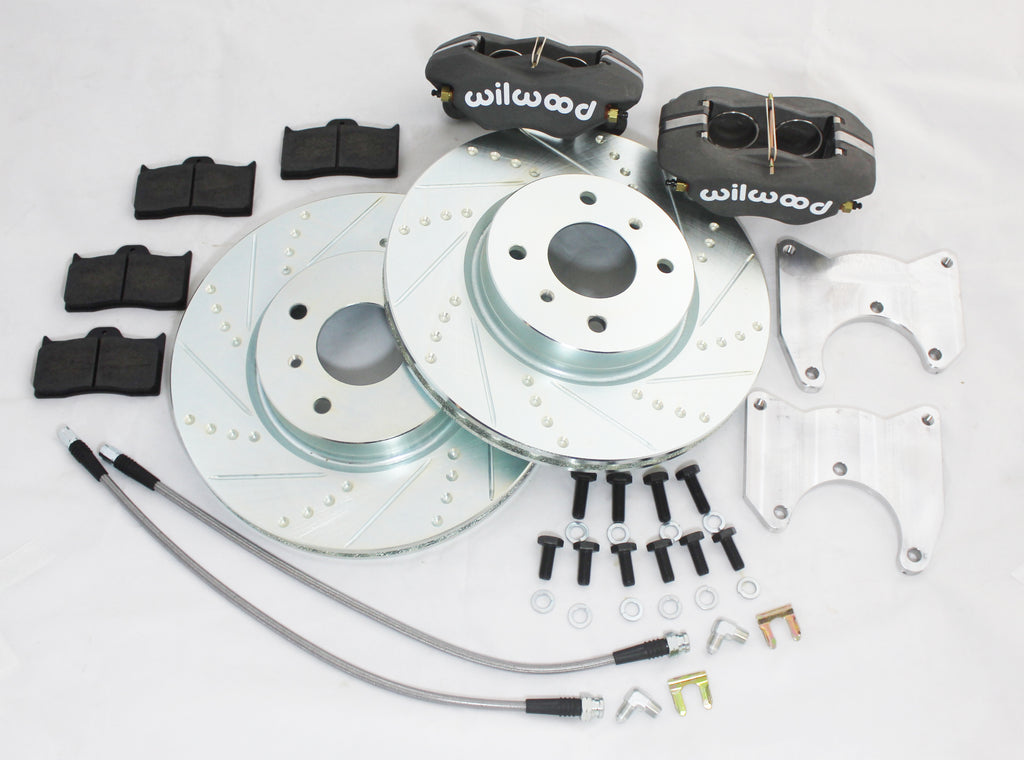 DATSUN 280zx REAR WILWOOD BRAKE UPGRADE KIT 4 PISTON CALIPER