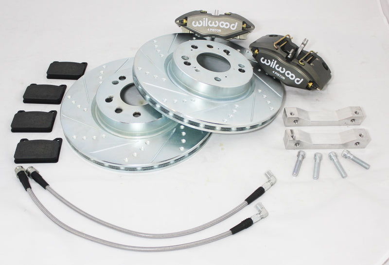 nissan 280zx rear wilwood brake upgrade kit 1979-1981 performance brake swap with emergency brake function