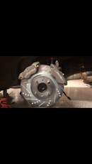 Datsun 240z 260z 280z rear Dual Caliper Wilwood brake upgrade with dedicated hydraulic handbrake caliper for drift