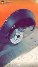 Datsun 240z 260z 280z rear Dual Caliper Wilwood brake upgrade with dedicated hydraulic handbrake caliper for drift