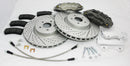 Nissan 350z g35 front wilwood brake upgrade kit with 6 piston calipers / 14 inch rotors 2003 - 2009 z33