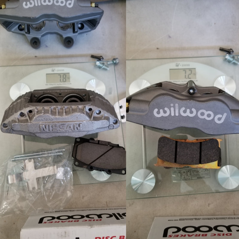 Nissan 240sx 300zx 180sx  front wilwood brake upgrade kit superlight calipers FITS S13 S14 S15 R35 180SX 200SX SILVIA cefiro
