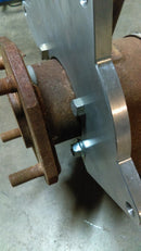 Datsun 240z 260z 280z rear Dual Caliper Wilwood brake upgrade with dedicated hydraulic handbrake caliper for drift