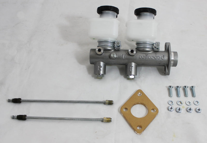 1989-2005 mazda miata wilwood 1 inch master cylinder upgrade kit swap with custom brackets and hard lines silver mine motors