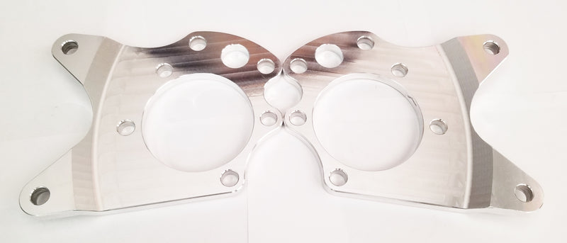NISSAN 350Z 370z Infinity G35 G37  REAR DUAL CALIPER BRAKE UPGRADE bracket Z33 (retains stock E-brake function)
