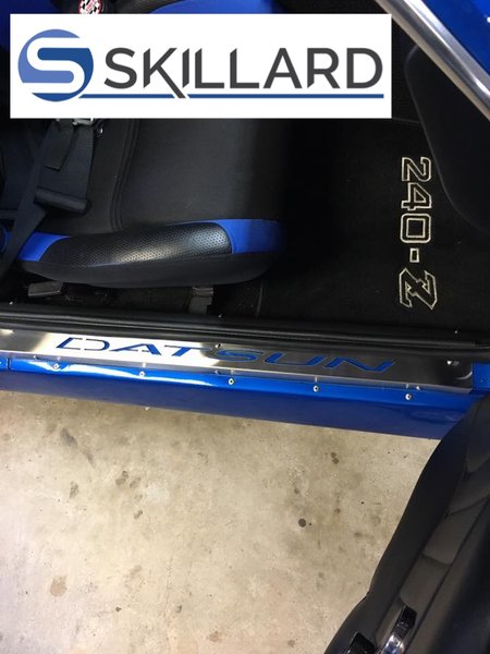 240Z / 260Z / 280Z THRESHOLD PLATES (SET OF 2) INTERIOR UNDER DOOR