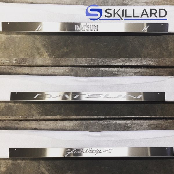 240Z / 260Z / 280Z THRESHOLD PLATES (SET OF 2) INTERIOR UNDER DOOR