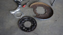 NISSAN 350Z 370z Infinity G35 G37  REAR DUAL CALIPER BRAKE UPGRADE bracket Z33 (retains stock E-brake function)