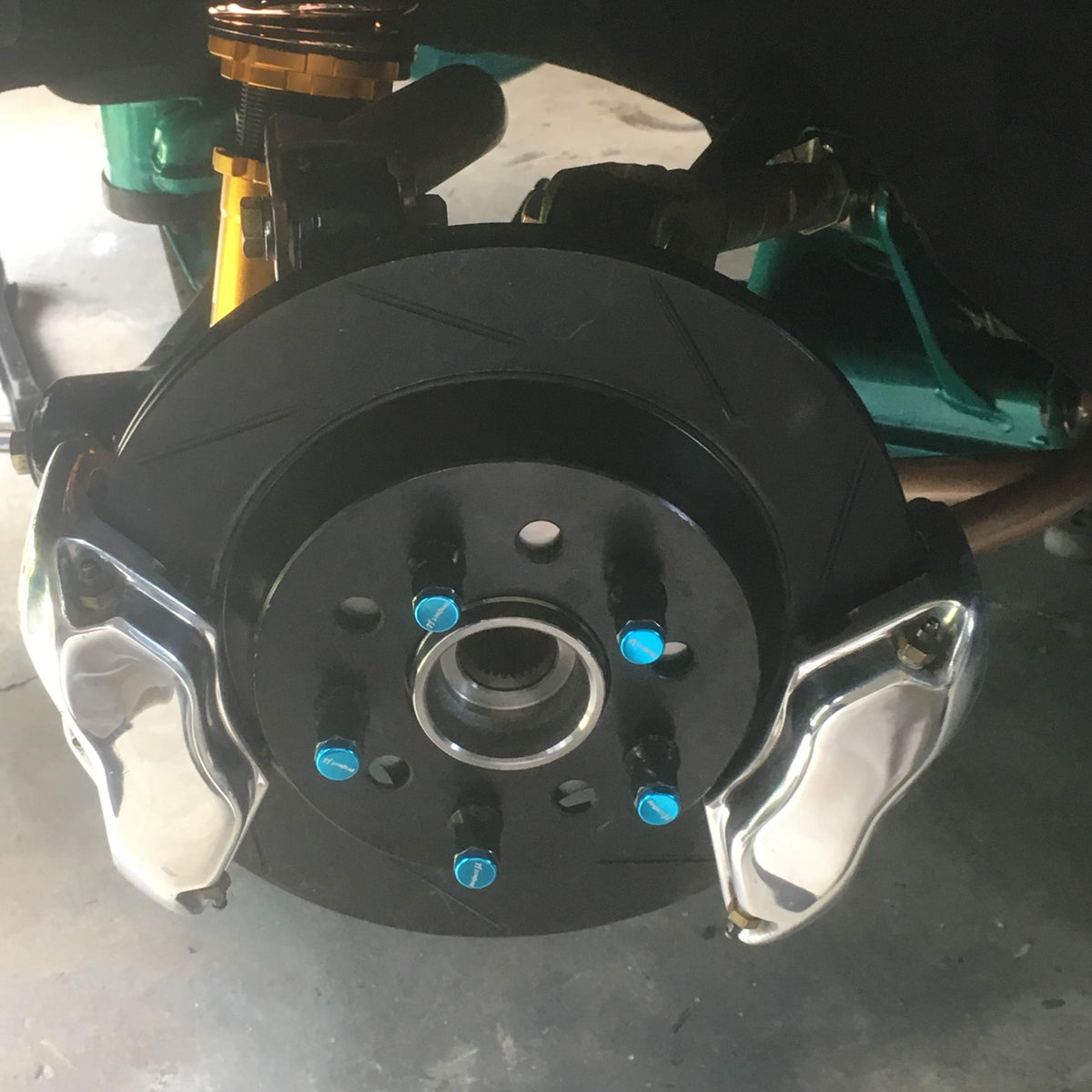 SILVER MINE MOTORS 240SX REAR DUAL CALIPER WILWOOD HYDRO E-BRAKE