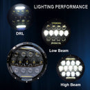 240z 260z 280z 280zx LED headlight low beam hi beam driving light blinker SAE, DOT compliant