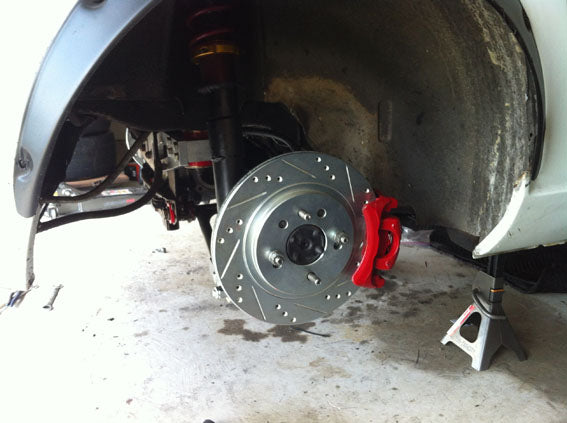 Stage 4 Rear Big Brake Upgrade Kit for datsun  240Z, 260Z, 280Z with emergency brake!
